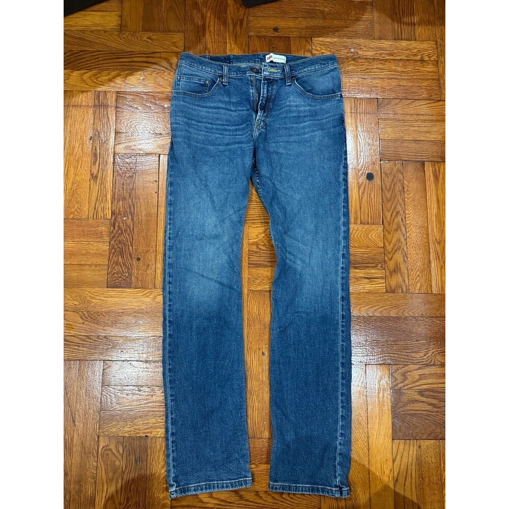 Wrangler Jeans Pants Men’s Size 32x34 slim straight Fit  Blue Wash Denim